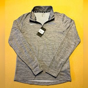New Nike Interlochen Gray Dry Fit 1/4 Zip Quarter Zip Men’s Size Small S NWT